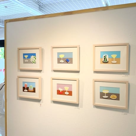 安西水丸「ダイキリ（船）＜カクテルシリーズ＞」 mizumaru anzai