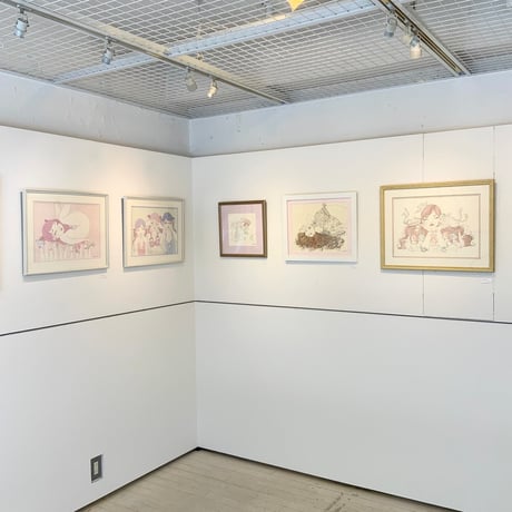 須川まきこ「すみれ色のマーメイド」原画 sugawa makiko