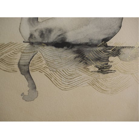 ミヤギユカリ「波の音」原画