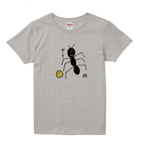 安西水丸 Tシャツ「アリ」