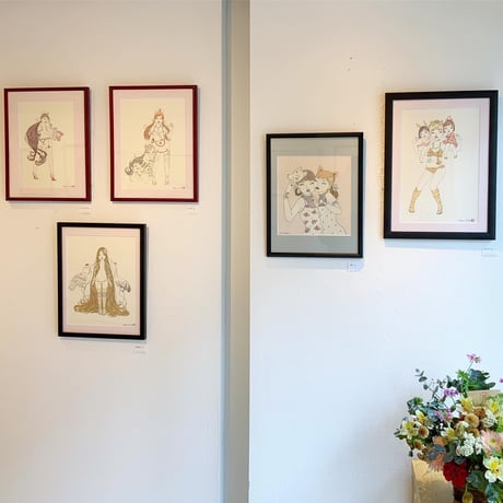 須川まきこ「ナースと注射」原画 sugawa makiko