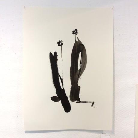 手島加江「せいくらべ」（原画）tejima kae