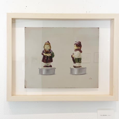 チカツタケオ「ワタシ馬が好き。シュッ…」原画  chikatsu takeo