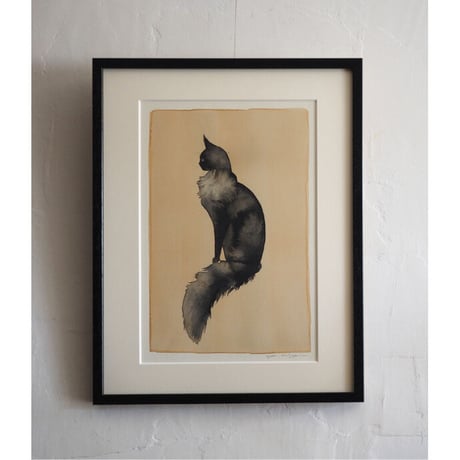ミヤギユカリ「窓辺」原画