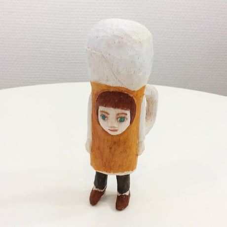 北沢夕芸「ビアジョッキ」立体 yuuki kitazawa