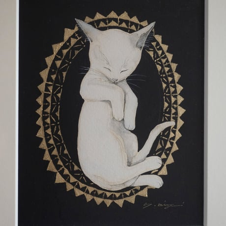 ミヤギユカリ「しろい夢」原画