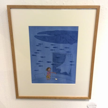 杉田比呂美「まるで水の中の魚」原画作品