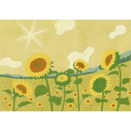 川上和生「太陽の讃歌」原画作品