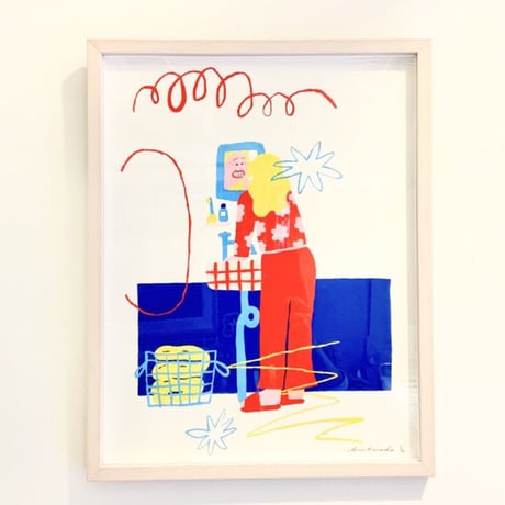 黒田愛里「NICE HOLIDAY」ジークレー版画