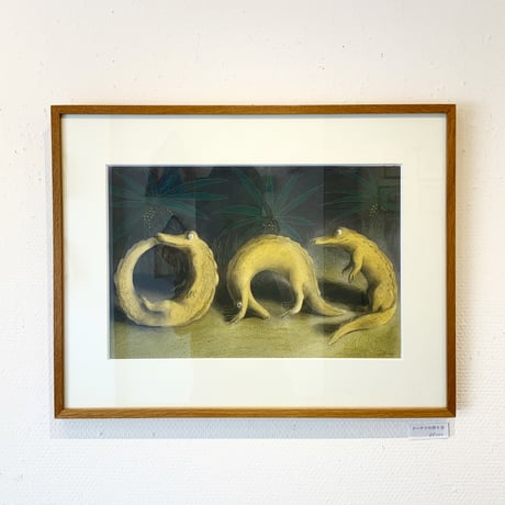 松本圭以子「ドーナツの作り方」原画作品