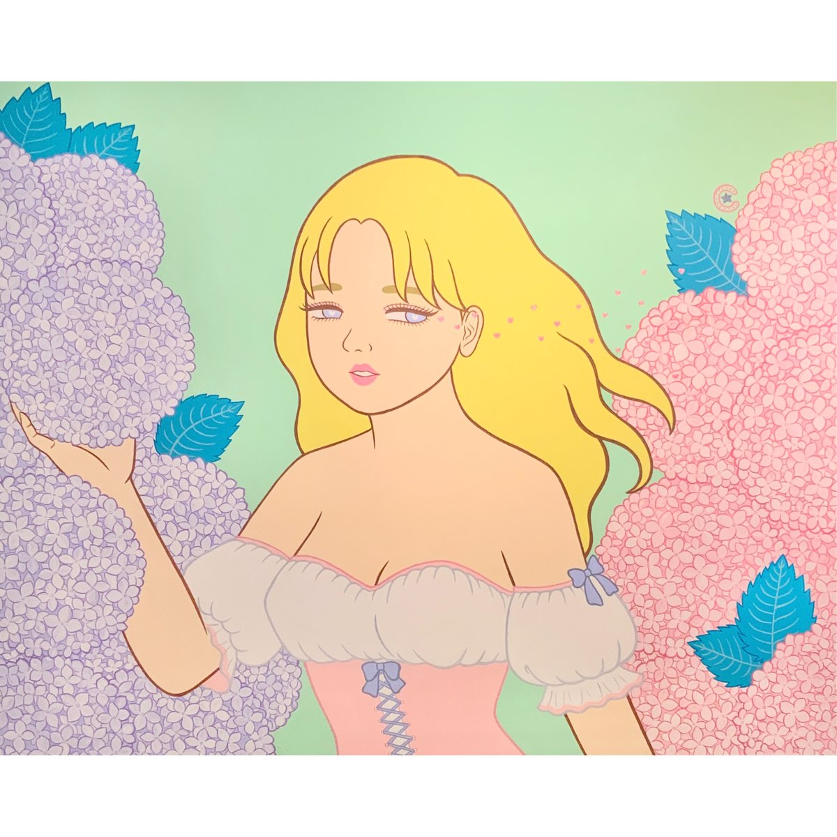 竹井千佳　原画 竹井千佳「スズラン-Lily of the valley」/ 原画 chika takei |