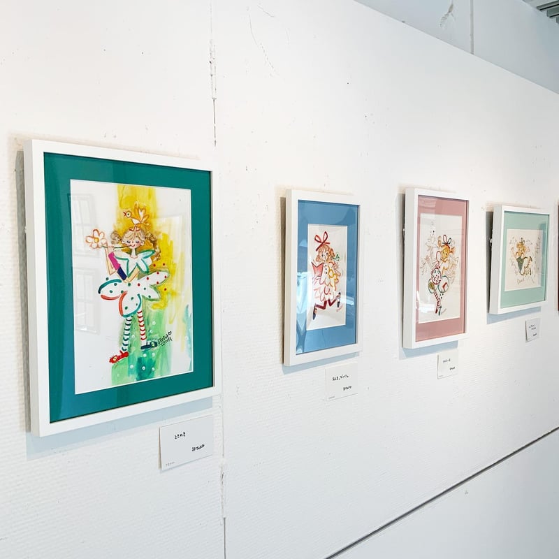 油絵　額装「ときめき」SM 原画 田村セツコ「ときめき」原画 tamura setsuko | SPACE YUI onlin
