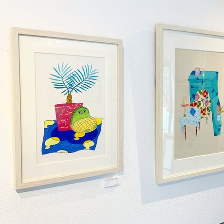 藤本巧「ハンサムかめの夏休み」fujimoto takumi 原画