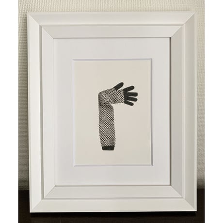 門川洋子「ChecKer Long Glove-c」（原画）