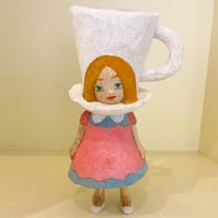 北沢夕芸「coffee girl」立体 yuuki kitazawa