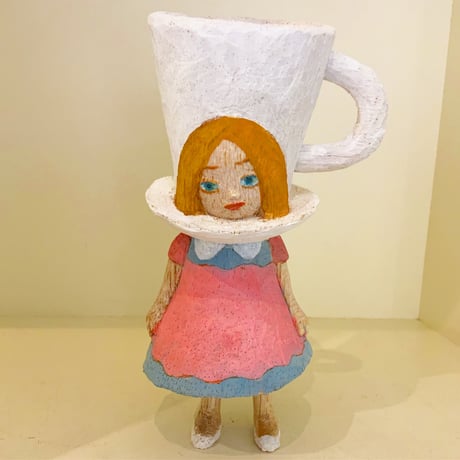 北沢夕芸「coffee girl」立体 yuuki kitazawa