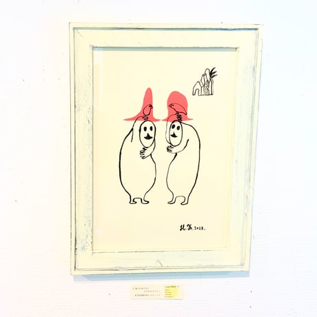 山田博之「気づかぬうちにステレオタイプ」原画 hiroyuki yamada