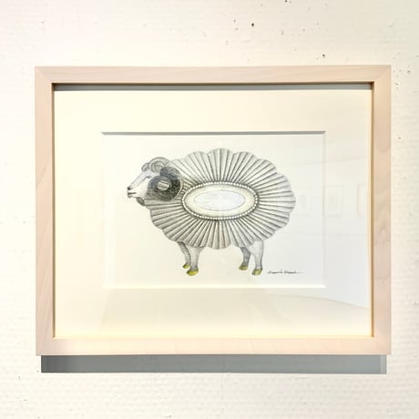 河井いづみ「おひつじ座Ⅰ（星座）」  izumi kawai  原画
