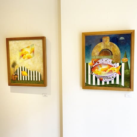星野哲朗「赤い魚」原画作品
