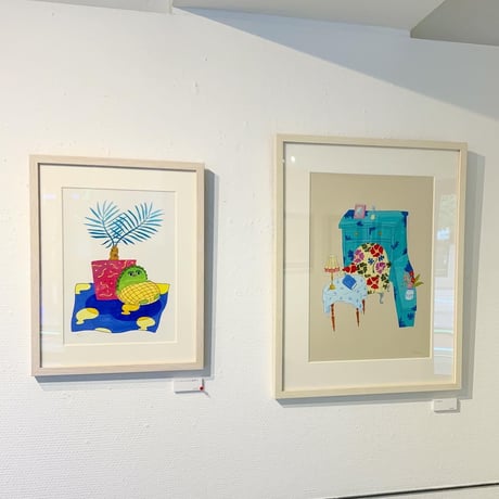 藤本巧「ひと休み」原画