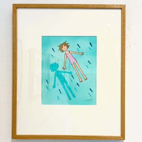 杉田比呂美「ぷかぷか」原画作品