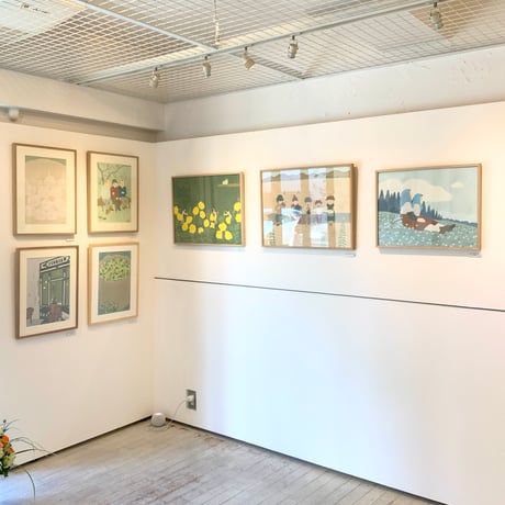 川上和生「母と娘」原画作品
