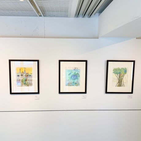 はんまけいこ「マンボウ」hanma keiko 原画