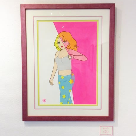 竹井千佳 "dark to light"原画　chika takei
