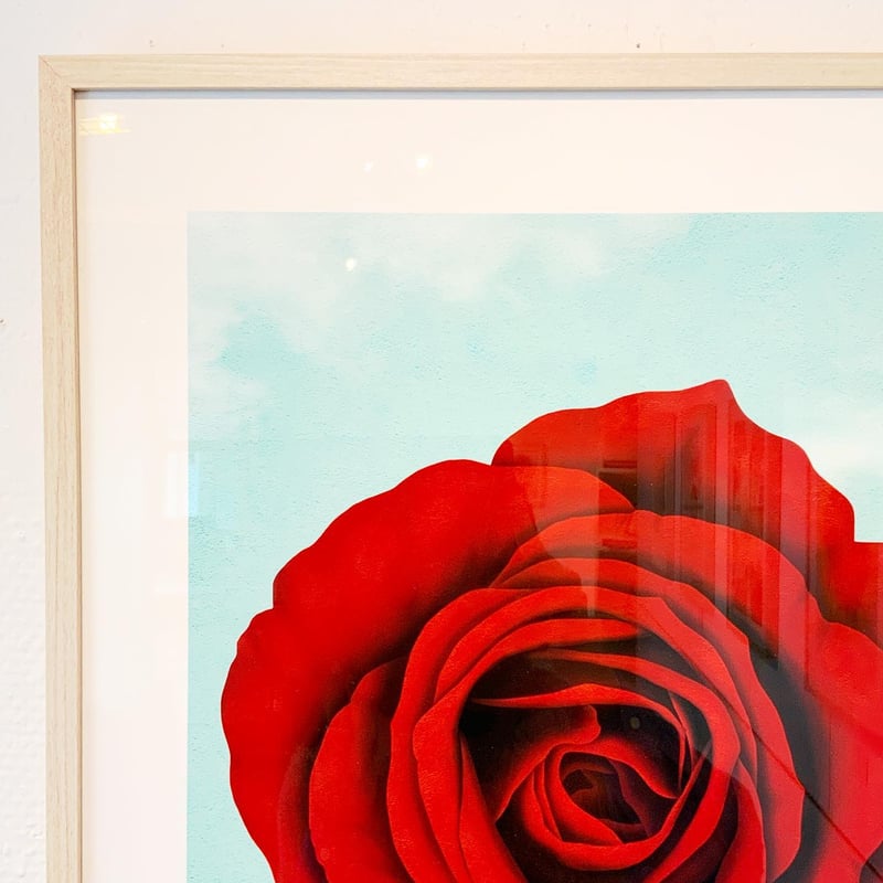 山田博之「評価を気にしても答えは出ません - バラ」版画 | SPACE YUI