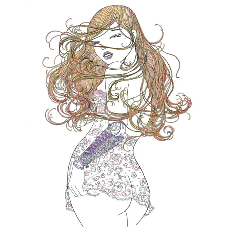 須川まきこ「肌愛」原画 sugawa makiko