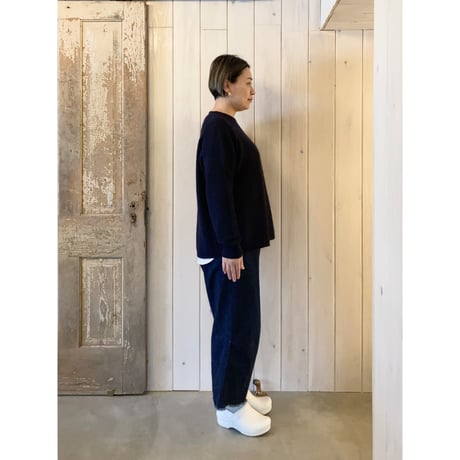モヘアブレンド ニットプルオーバー