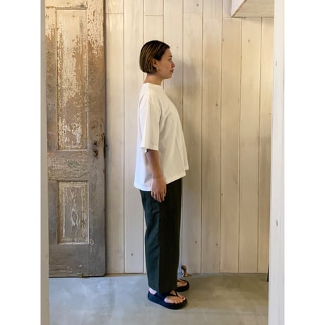 クラシック天竺 ボートネック Tシャツ