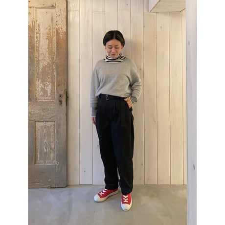 コットンウエポン ベーシックテーパードパンツ