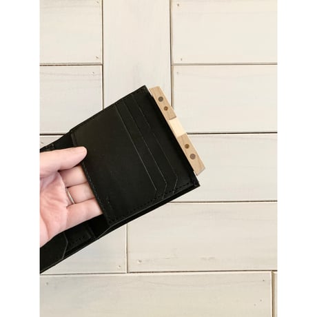 YURUKU  Wood Plate Folder Half Wallet