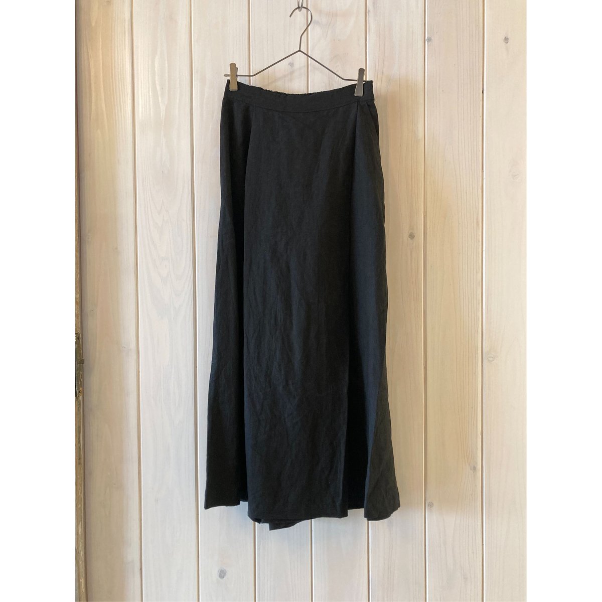 トリプルワッシャーリネン ラップキュロットパンツ | sum