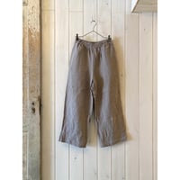 セミワイド イージーリネンパンツ
