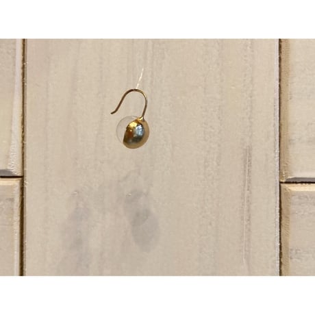 K10 gold drops earrings