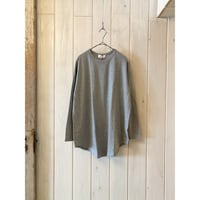 ナチュラルソフト天竺 ロングカットソー