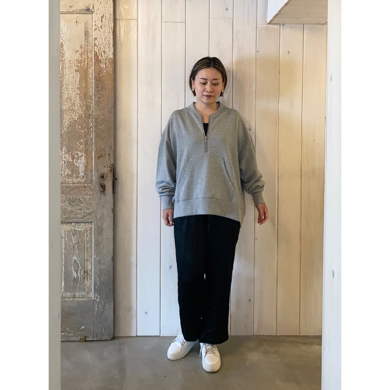 セントラル裏毛 フロントZIP プルオーバー | sum