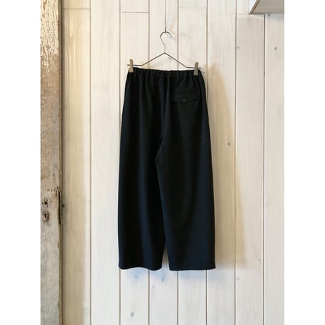 ウォッシャブル summer wool ゴムタックパンツ