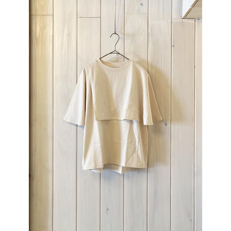 アシンメトリー フラップデザイン プルオーバー