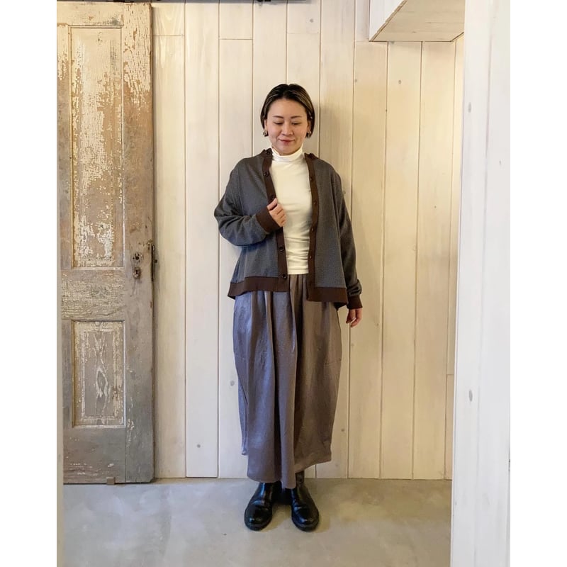 Naia heavy satin コクーンスカート | sum