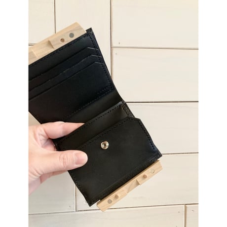 YURUKU  Wood Plate Folder Half Wallet