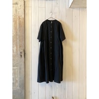 リネンタッチ コットン ドレスワンピース