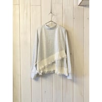 アシンメトリー フリルプルオーバー