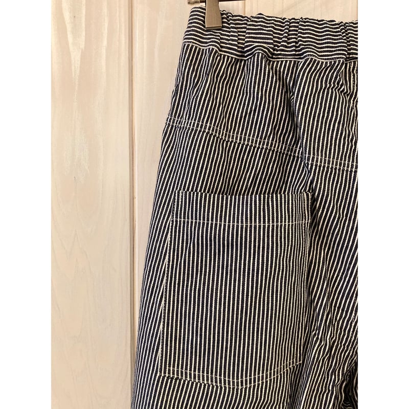 10oz 先染めヒッコリー ノッポパンツ | sum