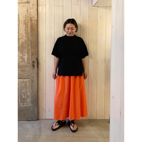 クラシック天竺 サイドスリットTシャツ