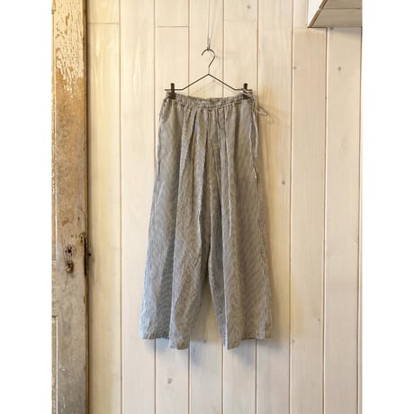 QutieFrash♢﻿編み上げパンツ Cu/L/C ストライプ drawstrings