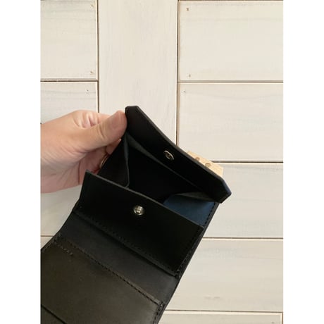 YURUKU  Wood Plate Folder Half Wallet