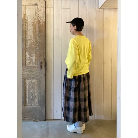 コットン ルーズプルオーバー